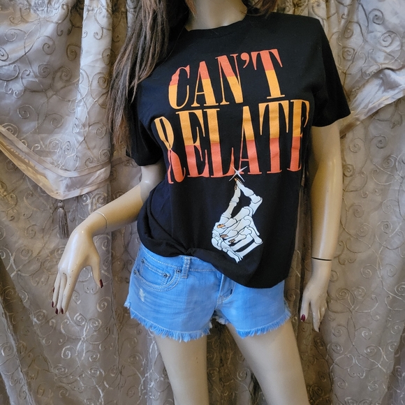 Jeffree Star Tee Can't Relate Orange Graphic Shirt - Picture 2 of 6
